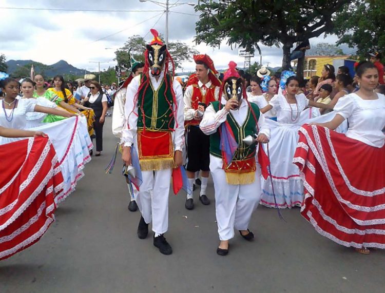 A parade in Estelí, Nicaragua