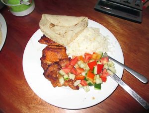A meal at a Spanish School Nicaragua Homestay
